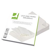 QConnect Pack of 100 Lint Free Wipes 200 x 200mm ALFW100QCA