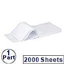 Q-Connect Listing Paper 279 x 241mm 1-Part 60gsm Plain Pack 2000 Q-Connect Listing Paper 279 x 241mm 1-Part 60gsm Plain Pack 2000