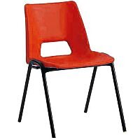 Polypropylene Stacking Chair Red Jemini KF74961 Polypropylene Stacking Chair Red Jemini KF74961