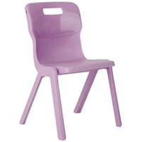 Titan One Piece School Chair Size 3 350mm Purple Pack of 10 Titan One Piece School Chair Size 3 350mm Purple Pack of 10