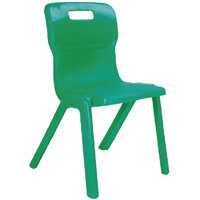 Titan One Piece School Chair Size 1 260mm Green Pack of 30 Titan One Piece School Chair Size 1 260mm Green Pack of 30