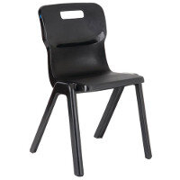Titan One Piece School Chair Size 5 430mm Black Pack of 30 Titan One Piece School Chair Size 5 430mm Black Pack of 30