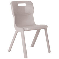 Titan One Piece School Chair Size 5 430mm Grey Pack of 30 Titan One Piece School Chair Size 5 430mm Grey Pack of 30