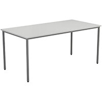 Jemini White Multipurpose Rectangular Table W1600mm KF79026 Jemini White Multipurpose Rectangular Table W1600mm KF79026