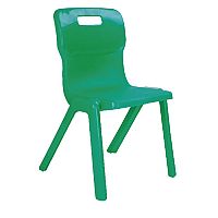 Titan One Piece School Chair Size 3 350mm Green Pack of 10 Titan One Piece School Chair Size 3 350mm Green Pack of 10