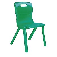 Titan One Piece School Chair Size 6 460mm Green Pack of 10 Titan One Piece School Chair Size 6 460mm Green Pack of 10