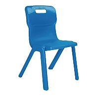Titan One Piece School Chair Size 6 460mm Blue Pack of 30 Titan One Piece School Chair Size 6 460mm Blue Pack of 30