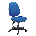 High Back Operator Chair With Height & Seat Angle Adjustment Blue High Back Operator Chair With Height & Seat Angle Adjustment Blue