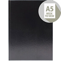 Desk Diary A5 Week to View 2020 Black KFA53BK20 Desk Diary A5 Week to View 2020 Black KFA53BK20