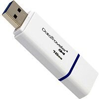 Kingston DataTraveler USB Memory Stick USB 3.0 16GB Blue Kingston DataTraveler USB Memory Stick USB 3.0 16GB Blue