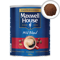 Maxwell House Mild Instant Coffee Powder 750g Tin Pack of 1 - Deliciously rich instant coffee - Just add boiling water for an easy drink Maxwell House Mild Instant Coffee Powder 750g Tin Pack of 1 - Deliciously rich instant coffee - Just add boiling water for an easy drink
