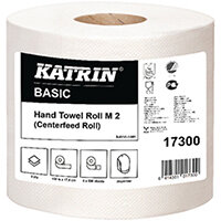 Katrin White Centrefeed 2 Ply Hand Towel White Pack of 6 17300 Katrin White Centrefeed 2 Ply Hand Towel White Pack of 6 17300