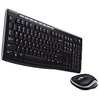 Logitech Wireless Keyboard and Mouse Bundle Black MK270 