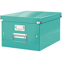 Leitz WOW Click and Store Box Medium Ice Blue 60440051 Leitz WOW Click and Store Box Medium Ice Blue 60440051