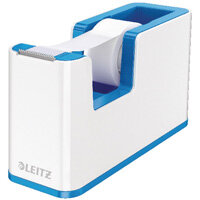 Leitz WOW Tape Dispenser White/Blue 53641036 Leitz WOW Tape Dispenser White/Blue 53641036