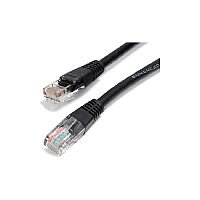 StarTech 3 ft Black Molded Cat5e UTP Patch Cable Cat 5e 3 ft 1 x RJ-45 Male 1 x RJ-45 Male Black M45PATCH3BK StarTech 3 ft Black Molded Cat5e UTP Patch Cable Cat 5e 3 ft 1 x RJ-45 Male 1 x RJ-45 Male Black M45PATCH3BK