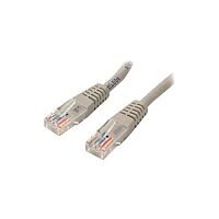 StarTech 3 ft Gray Molded Cat5e UTP Patch Cable Cat 5e 3 ft 1 x RJ-45 Male Network 1 x RJ-45 Male Network Gray M45PATCH3GR StarTech 3 ft Gray Molded Cat5e UTP Patch Cable Cat 5e 3 ft 1 x RJ-45 Male Network 1 x RJ-45 Male Network Gray M45PATCH3GR