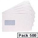 C5 Window White 90gsm Envelopes Pocket Press Seal Pack 500 5 Star C5 Window White 90gsm Envelopes Pocket Press Seal Pack 500 5 Star