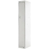 Quarto 1 Door Steel Locker W300xD300xH511mm Light Grey MC00074 Quarto 1 Door Steel Locker W300xD300xH511mm Light Grey MC00074