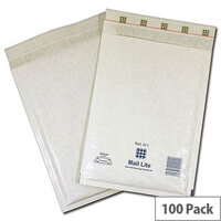 Mail Lite Bubble Lined Size A/000 110x160mm White Postal Bags Pack of 100 Mail Lite Bubble Lined Size A/000 110x160mm White Postal Bags Pack of 100