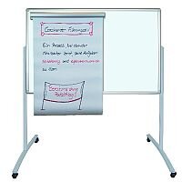 Franken PRO Mobile Combi Flipchart Felt Pin Board 780x1250mm Grey MTF801312 Franken PRO Mobile Combi Flipchart Felt Pin Board 780x1250mm Grey MTF801312
