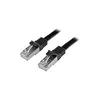StarTech 0.5m Cat6 Patch Cable Shielded SFTP Snagless Gigabit Network Patch Cable Black 1 x RJ-45 Male Network 1 x RJ-45 Male Network Patch Cable Gold Plated N6SPAT50CMBK