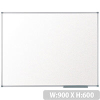 Nobo Basic Melamine Non-Magnetic Whiteboard 900 x 600mm 1905202 Nobo Basic Melamine Non-Magnetic Whiteboard 900 x 600mm 1905202