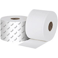 Raphael 2Ply Versatwin Toilet Roll 125m x 90mm Pack of 24 VT2125R Raphael 2Ply Versatwin Toilet Roll 125m x 90mm Pack of 24 VT2125R