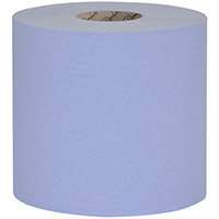 Raphael 1Ply Blue Roll Towel 250m x 200mm Pack of 6 RT1B250R