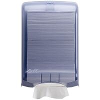 Leonardo Large Blue M Fold Hand Towel Dispenser 750 Sheet Capacity DSHA03 Leonardo Large Blue M Fold Hand Towel Dispenser 750 Sheet Capacity DSHA03
