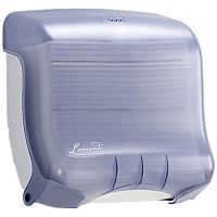 Leonardo Small Blue M Fold Hand Towel Dispenser 500 Sheet Capacity DSHOB6 Leonardo Small Blue M Fold Hand Towel Dispenser 500 Sheet Capacity DSHOB6