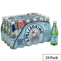 San Pellegrino Sparkling Natural Mineral Water Bottled 500ml Pack of 24 San Pellegrino Sparkling Natural Mineral Water Bottled 500ml Pack of 24