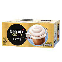 Nescafe Gold Latte Instant Coffee Sachets One Cup Pack of 40 Ref 12314884 Nescafe Gold Latte Instant Coffee Sachets One Cup Pack of 40 Ref 12314884