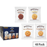 Border Biscuits Individually Wrapped in Two Biscuits. Pack Of 48 Providing You With 96 Biscuits In Total. Ideal For Hotels, Reception Areas, Offices, Canteens, Homes & More. Border Biscuits Individually Wrapped in Two Biscuits. Pack Of 48 Providing You With 96 Biscuits In Total. Ideal For Hotels, Reception Areas, Offices, Canteens, Homes & More.