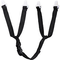 Portwest PA11 Chin Strap 4 Work Safe (PK5) Black Regular Fit