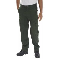 Beeswift Poly Cotton Work Trousers  Bottle Green 36