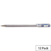 Pentel Blue Superb Fine Ball Point Pen Pack of 12 BK77-C Pentel Blue Superb Fine Ball Point Pen Pack of 12 BK77-C