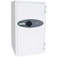 Phoenix Fire Commander FS1911F 220L Fireproof Safe With Electronic Fingerprint Lock White