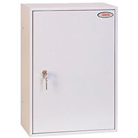 Phoenix Commercial Key Cabinet KC0605P With 300 Key Hooks Key Lock White Phoenix Commercial Key Cabinet KC0605P With 300 Key Hooks Key Lock White