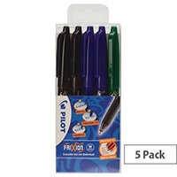 Pilot FriXion Ball Medium Line Wallet Assorted Pack of 5 224300530 Pilot FriXion Ball Medium Line Wallet Assorted Pack of 5 224300530