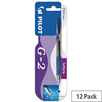 Pilot G207 Gel Retractable Rollerball Blister Card Blue Pack of 12 041200103 Pilot G207 Gel Retractable Rollerball Blister Card Blue Pack of 12 041200103