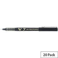 Pilot V7 Liquid Ink Rollerball Medium Value Pack Black Pack of 20 3131910516538 Pilot V7 Liquid Ink Rollerball Medium Value Pack Black Pack of 20 3131910516538