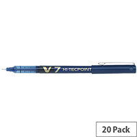 Pilot V7 Liquid Ink Rollerball Medium Value Pack Blue Pack of 20 3131910516545 Pilot V7 Liquid Ink Rollerball Medium Value Pack Blue Pack of 20 3131910516545