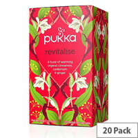 Pukka Revitalise Energy Organic Tea Bags (Pack of 20) P5001 Pukka Revitalise Energy Organic Tea Bags (Pack of 20) P5001