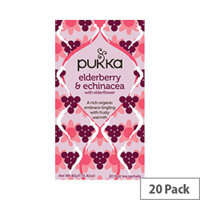 Pukka Elderberry & Echinacea Organic Tea Bags Pack 20