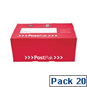 Postpak Half Small Mail Boxes Multi 318x224x80mm Pack of 20 Postpak Half Small Mail Boxes Multi 318x224x80mm Pack of 20