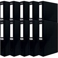 Pukka Brights Box File Foolscap Black Pack of 10 BR-7773