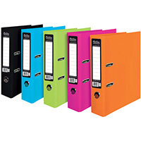 Pukka Pad Brights Lever Arch File Assorted Pack of 10 BR-8879 Pukka Pad Brights Lever Arch File Assorted Pack of 10 BR-8879