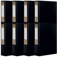 Pukka Recycled Box File Black Pack of 8 RF-9486