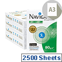 Navigator Universal A3 80gsm White Printer/Copier Paper Box of 2500 Sheets Navigator Universal A3 80gsm White Printer/Copier Paper Box of 2500 Sheets